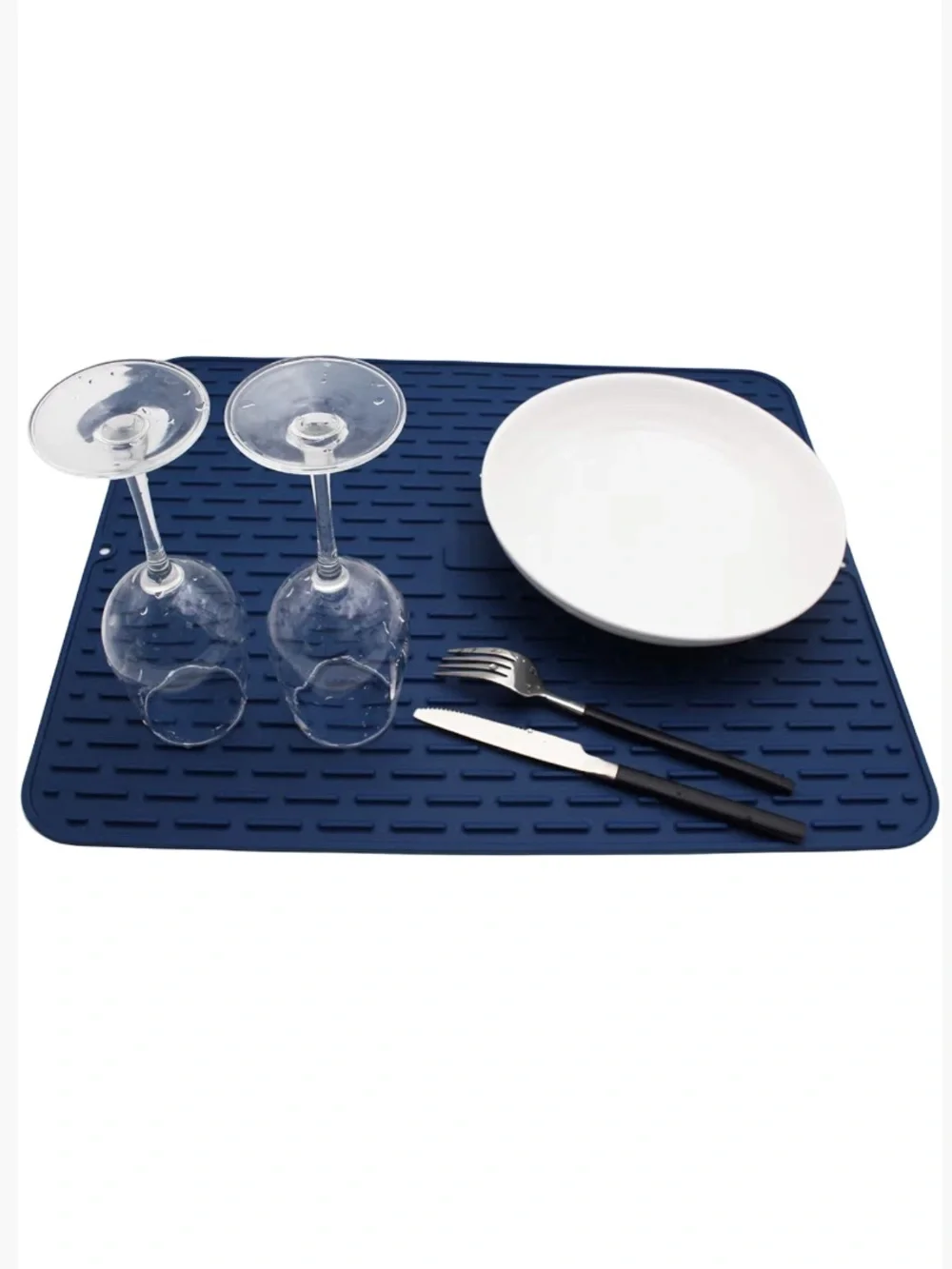 Flexible Heat Resistant Silicone Counter Dish Drying Mat Large 20